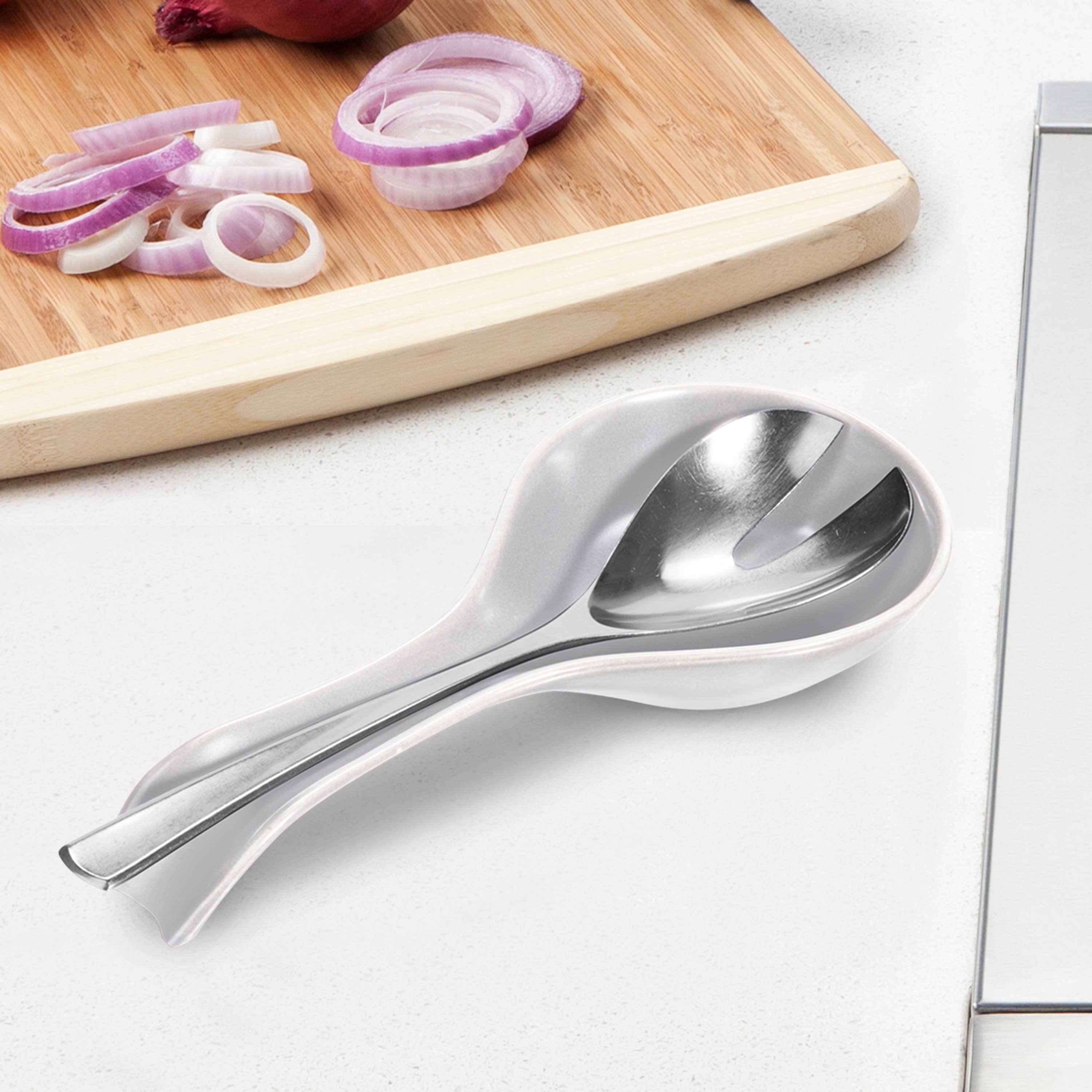 Oggi - Wholesale Spoon Rest - Spoon Rest Ceramic (8.5" x 4.5")7