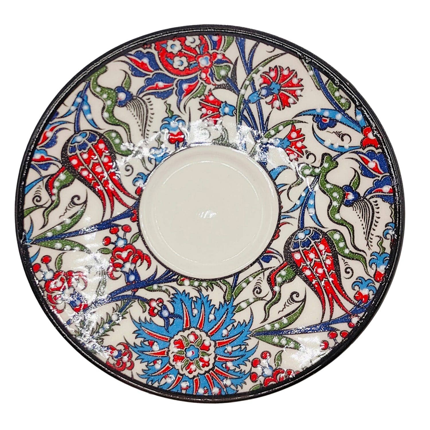 Etnico del Mondo - Vente Tasse à café/thé - Ensemble de 6 Tasses à Café/Cappuccino en Céramique Turque Décorée #72