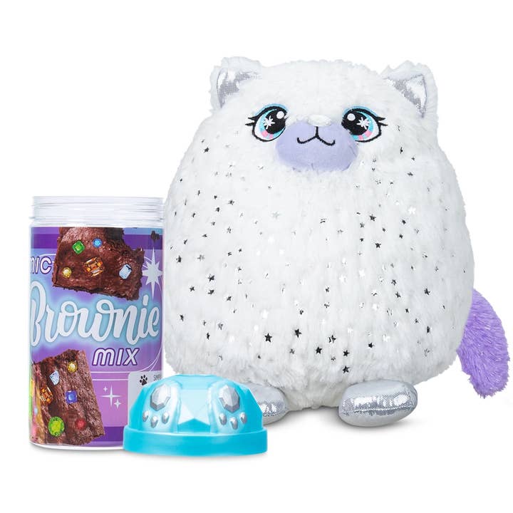 Basic Fun! UK - Wholesale Stuffed/Plush Toy - Kids & Baby - Misfittens Assortment – Cats - Gemstones - Wave 1 - Polybag