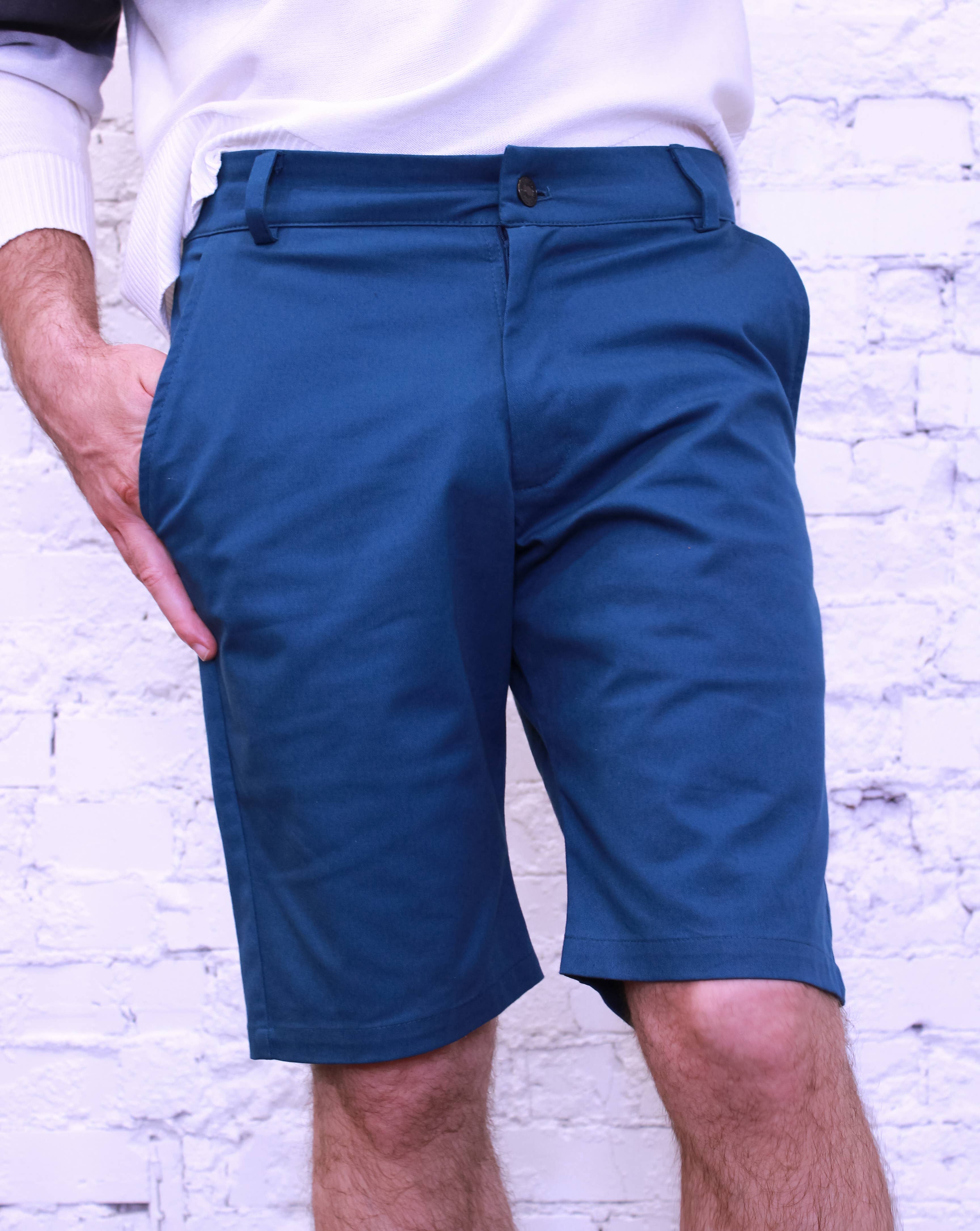 Am.A-Line Collections LLC - Wholesale Shorts - Men's - Shine Men's Shorts Casual with Double Patch Pockets2