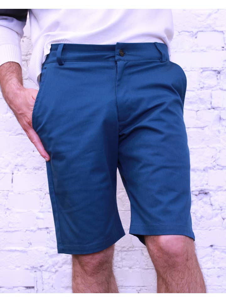 Am.A-Line Collections LLC - Wholesale Shorts - Men's - Shine Men's Shorts Casual with Double Patch Pockets2