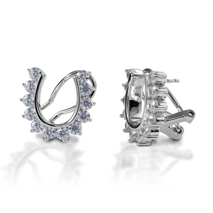 Kelly Herd Sterling Silver Horseshoe Earrings for wholesale by Kelly Herd Jewelry