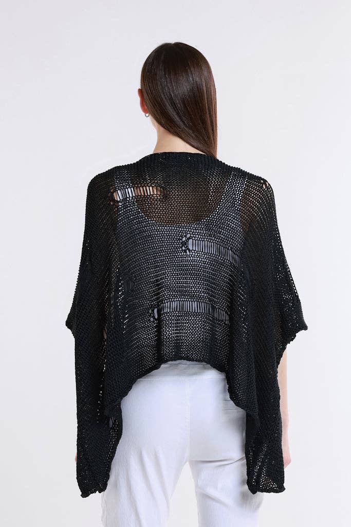 TINA Stephens Italy/Tees By Tina – Top de malha - Mulher por atacado – Camisola de malha com barra aberta Jean Elbow Slv (BQ909)3