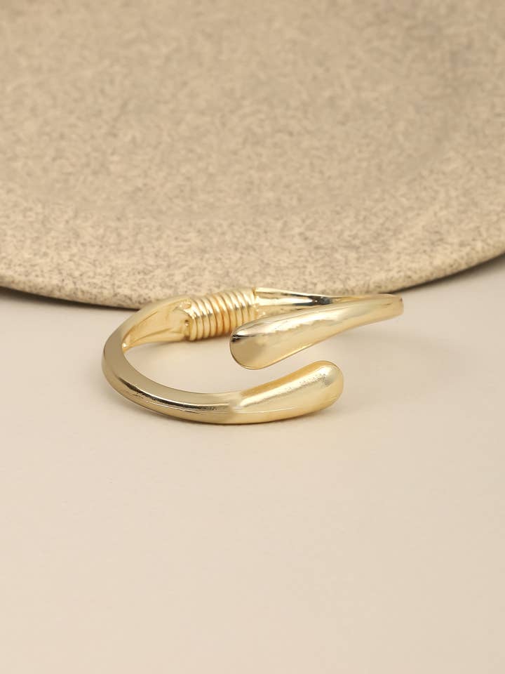 Gold Plated Chunky Cuff Bracelet for wholesale by BUBU BY TEKIN SHOP