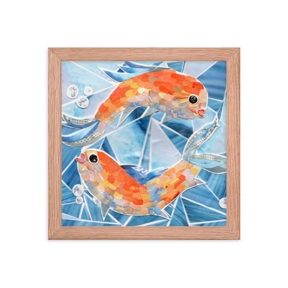 more the merrlier - Wholesale Art Print - Pisces Framed Collage Art Print9