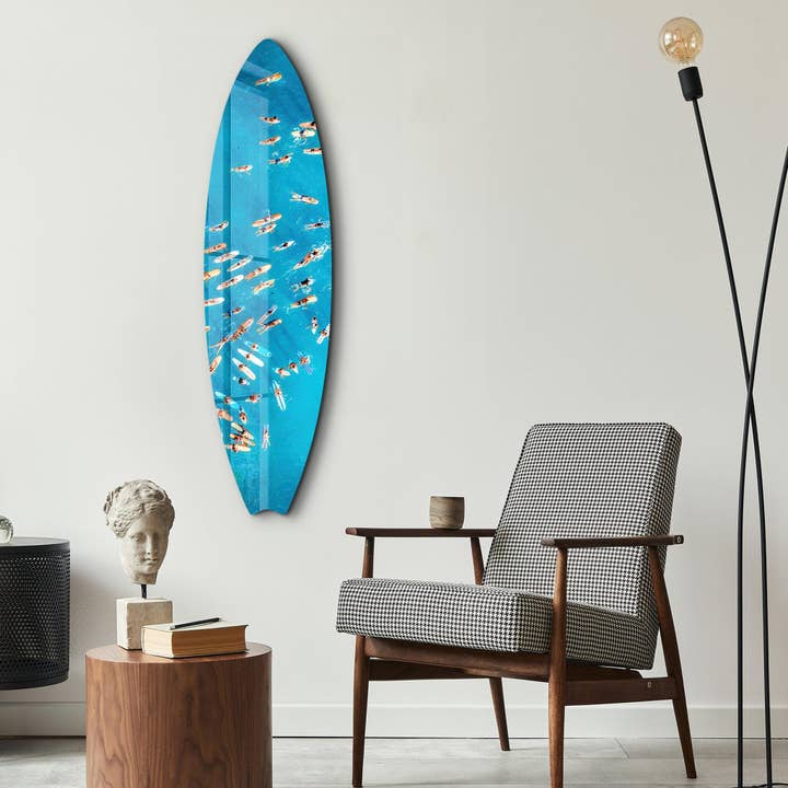 Artdesigna KG - Wholesale Wall Accent - Surf's Up | Surfboard Glass Wall Art4