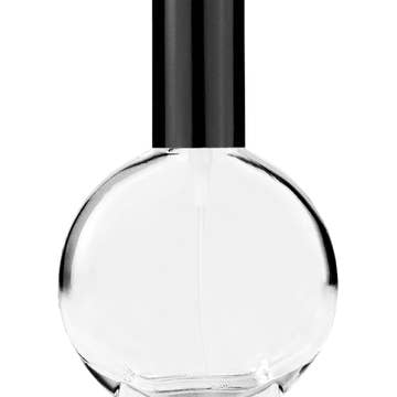 Best Bottles - Wholesale Perfume/Eau de Toilette - Clear Circle Glass Bottle - 15ml (Multiple Spray Colors)2