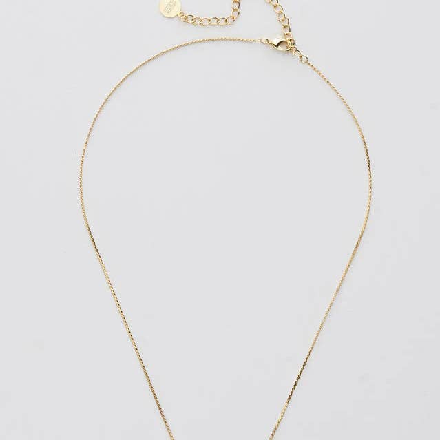 Brenda Grands Jewelry - Wholesale Pendant/Charm Necklace - 18K Gold Dainty Opal Necklace