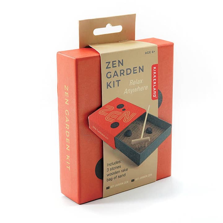 Zen Garden Kit for wholesale by Kikkerland Design Inc