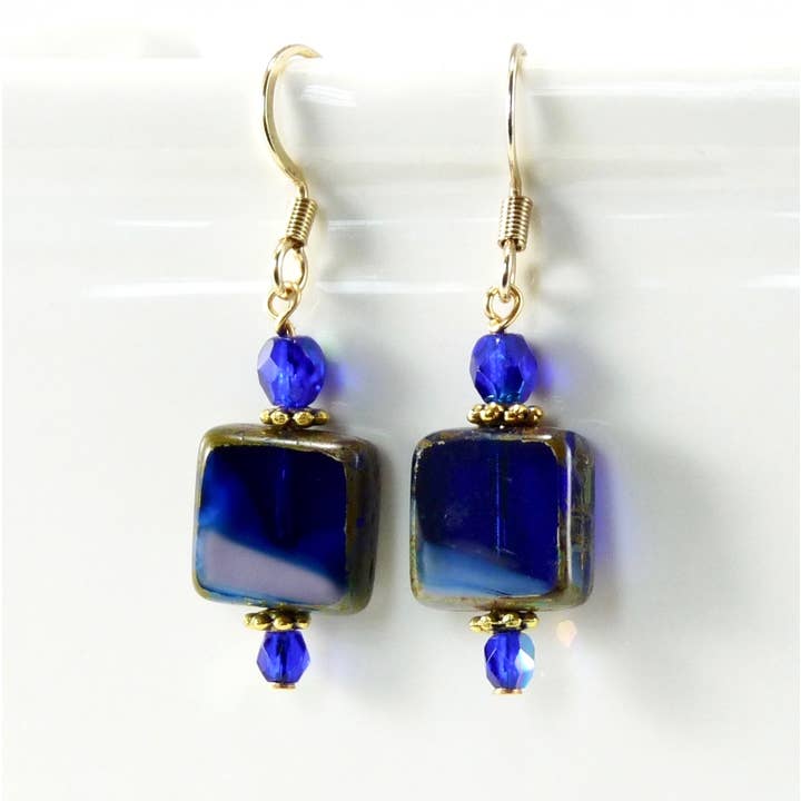 Marlene VanBeek Jewelry - Wholesale Dangle Earrings - Square Earrings - 7 Colors