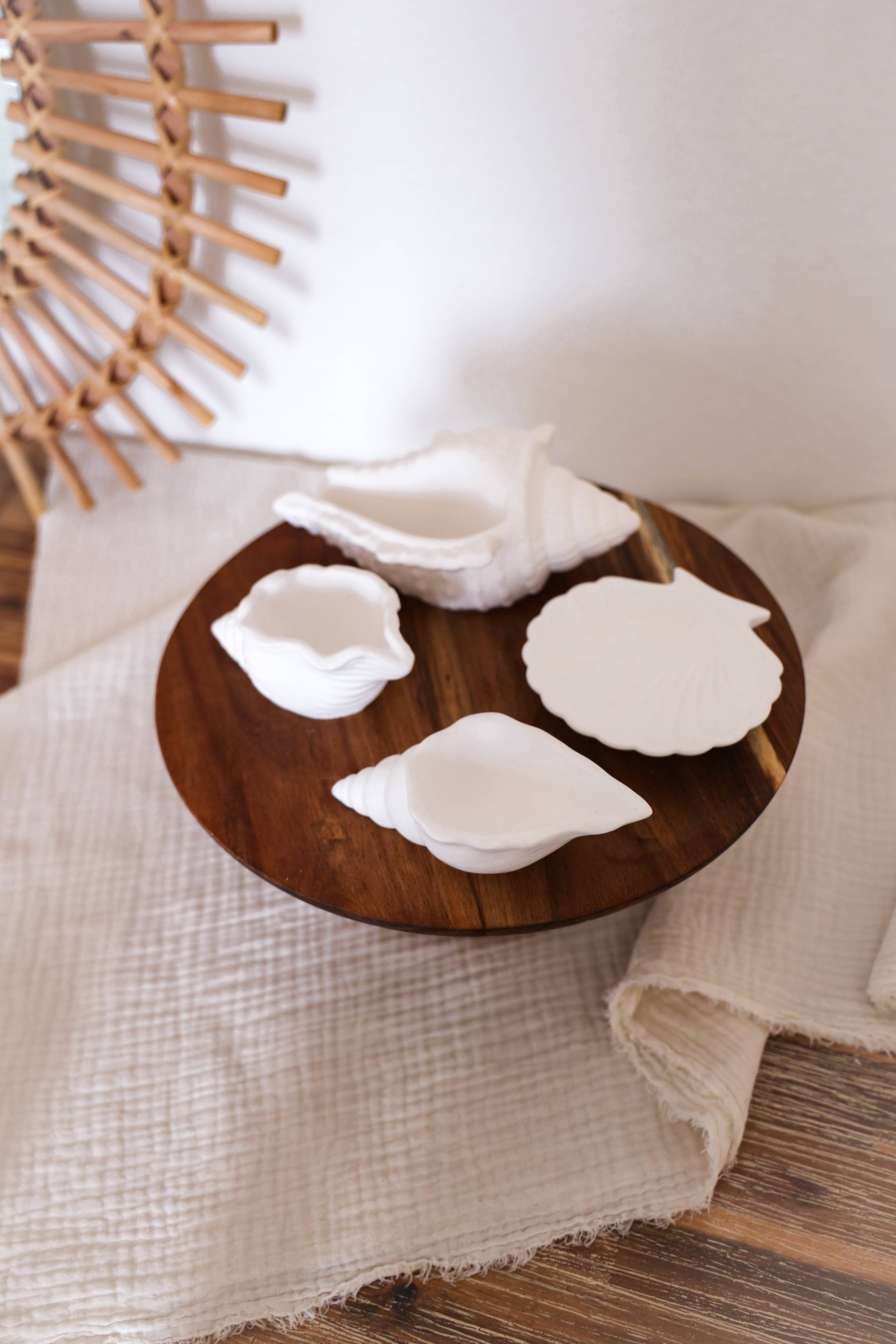 Niki Candle - Wholesale Jewelry Dish - conch shell1