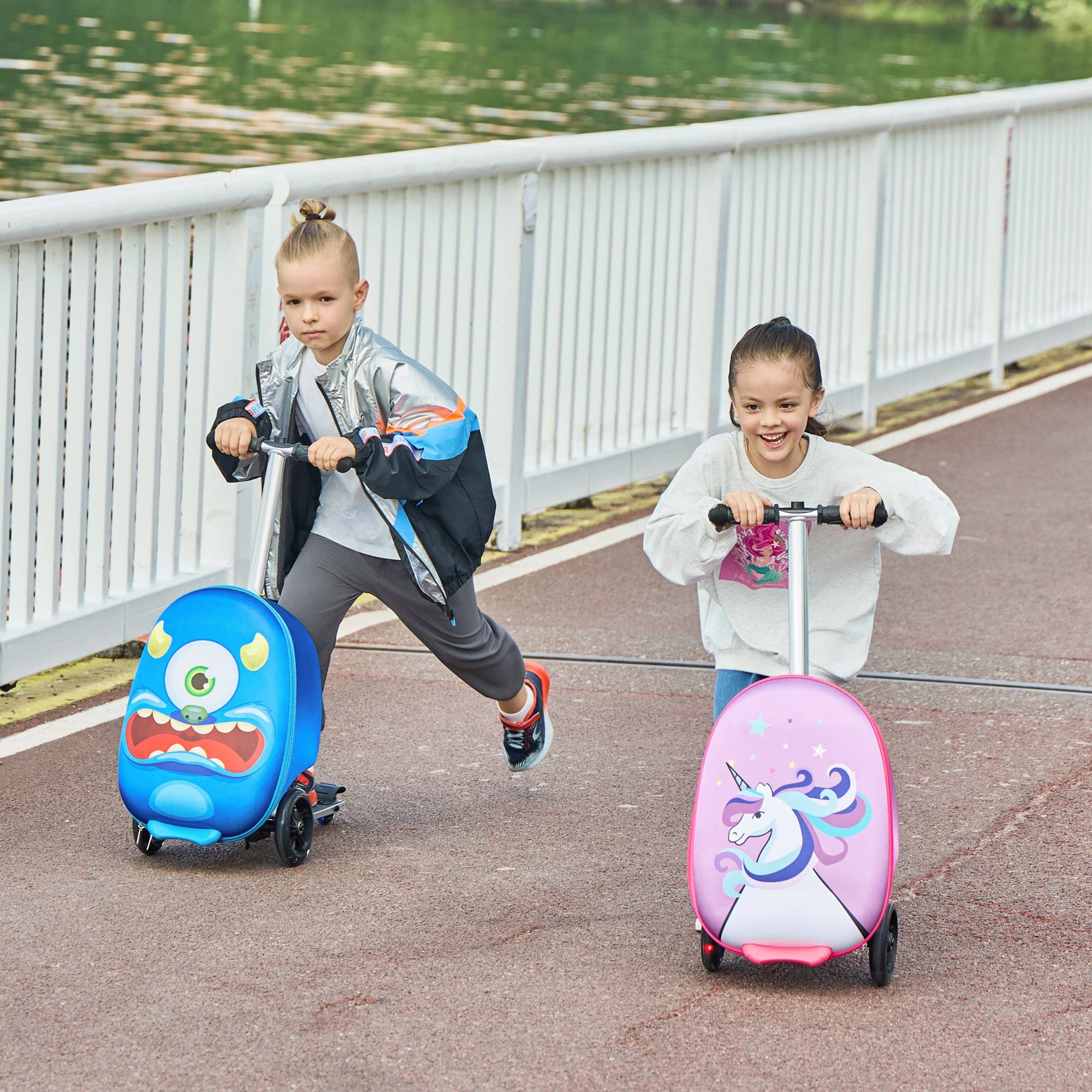 Gopowerbike – Großhandel Fahrrad/Roller – Kinder – GoPowerBike GoVoyage 3-Rad Kindergepäckroller16
