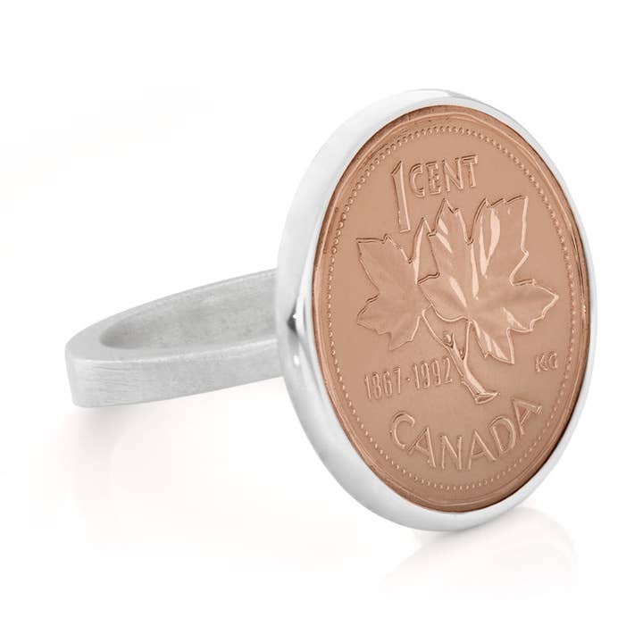 Canadian Penny Ring for wholesale by Qhareed