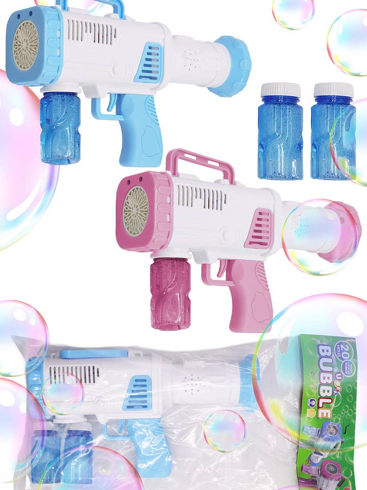 12 Emission Hole Electronic Bubble Gatling Gun for wholesale by Cap Zone