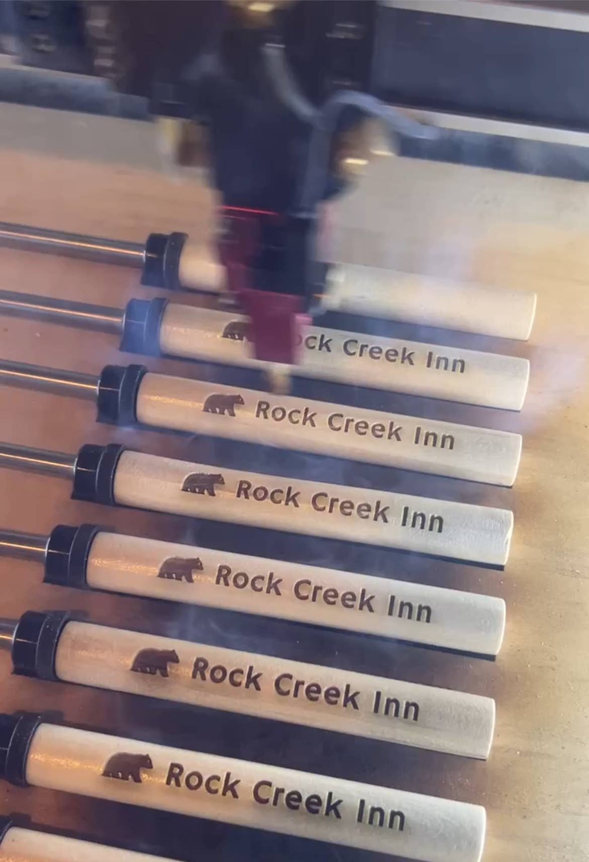 Wild Larch Creative - Wholesale Outdoor Grill Tools - Branded Custom S'More Sticks -Marshmallow Roasting Sticks12