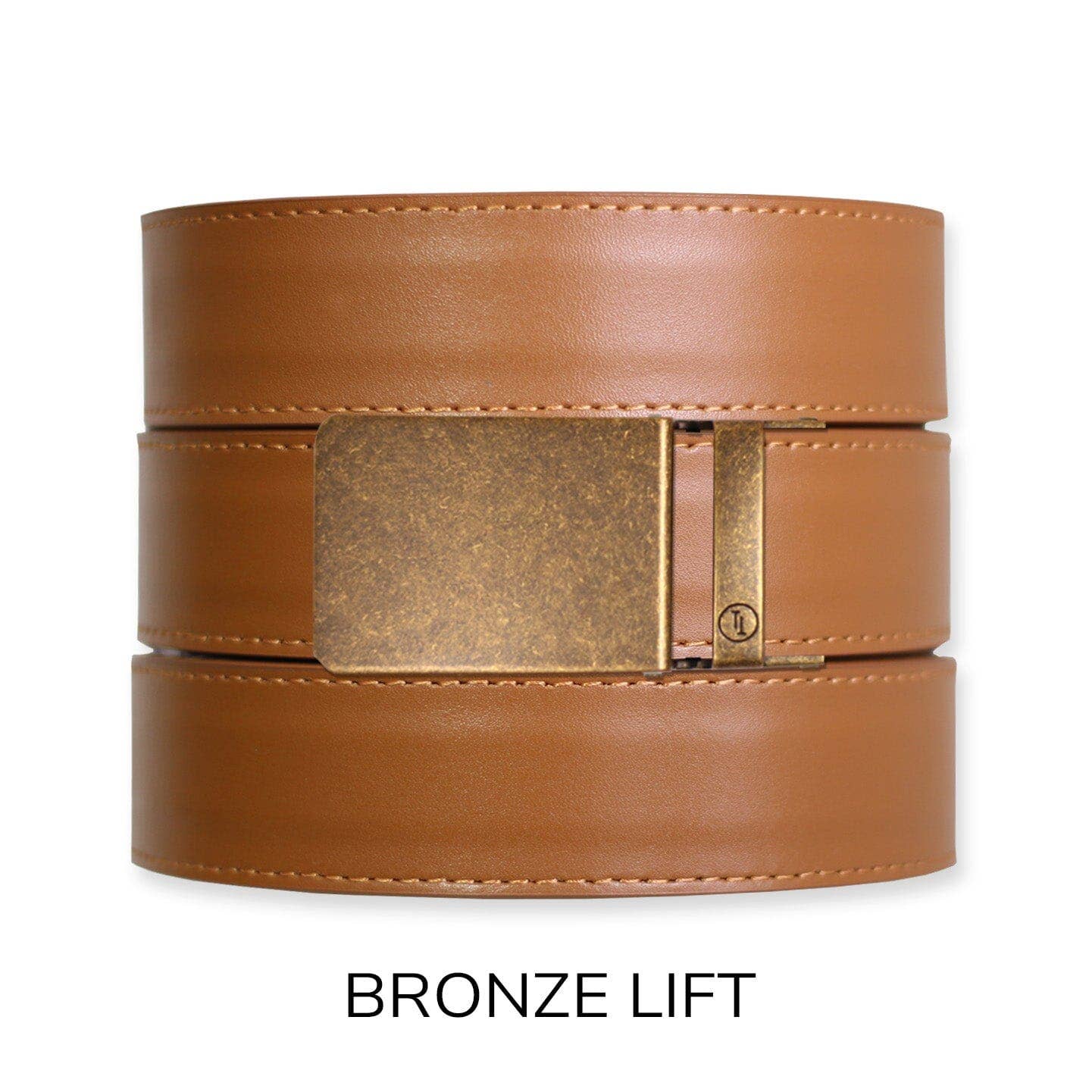 Tough Apparel - Wholesale Belt - Men's - British Tan Top Grain Leather Ratchet Belt & Buckle Set5