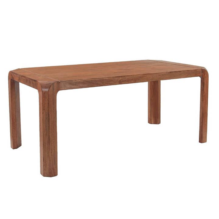 Mesa de Jantar Retangular de Madeira Genesis por atacado de LOOMLAN