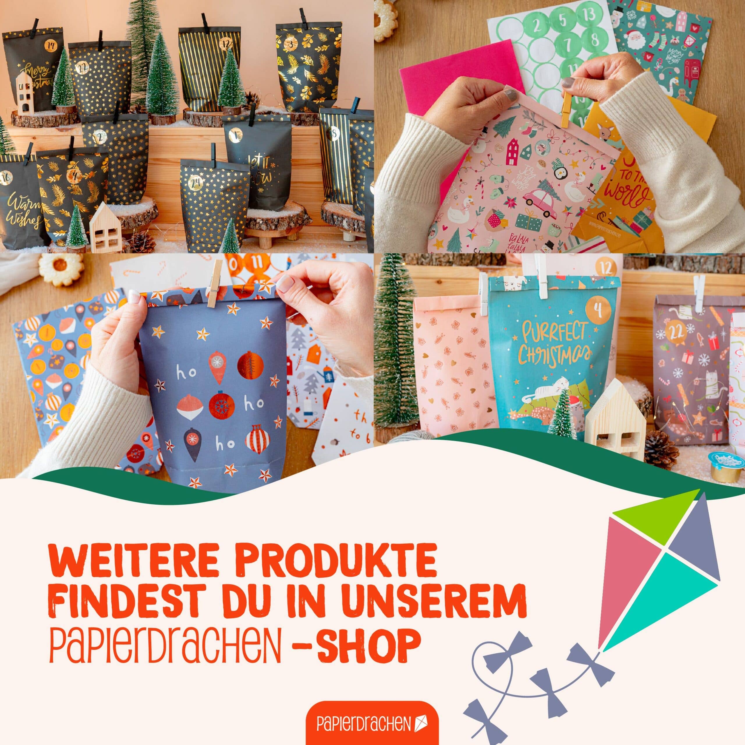 Papierdrachen - Wholesale Advent Calendar - Paper Kite Advent Box World Holly Jolly6