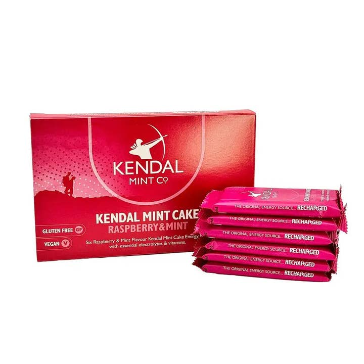 Kendal Mint Co® – wholesale Snack bar – KMC NRG BAR Kendal Mint Cake Pocket-sized Energy Bar - Raspberry & Mint9
