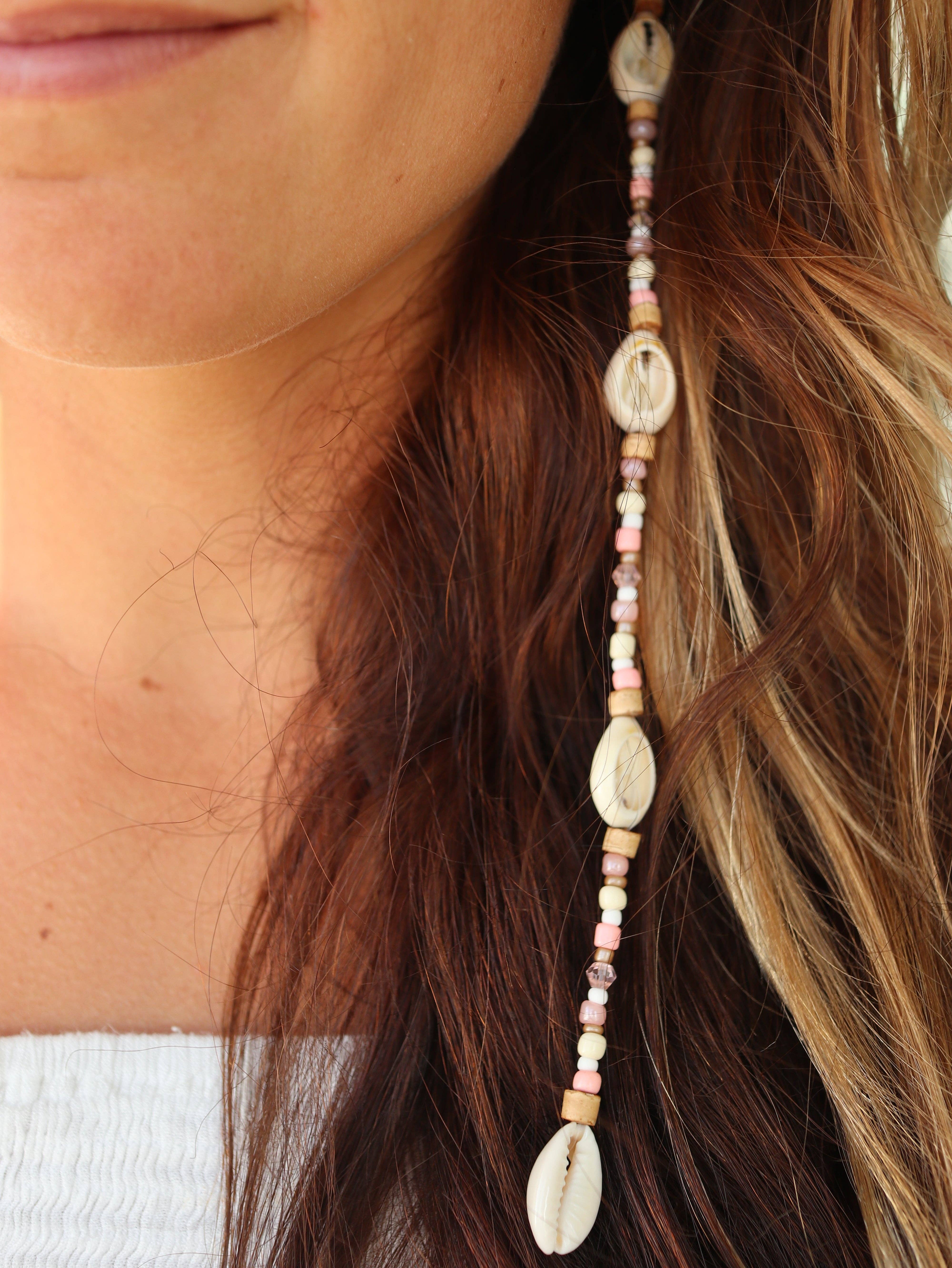 Brielle's Shells - Wholesale Hair Extensions - Multi-Shell Beaded Mermaid Extension15