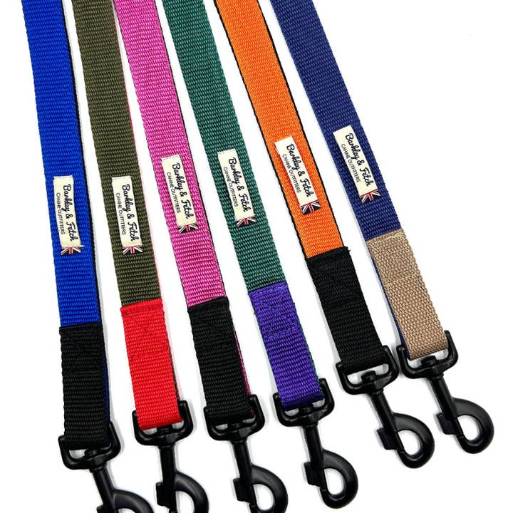 Colour Block Webbing Lead for wholesale by Barkley and Fetch