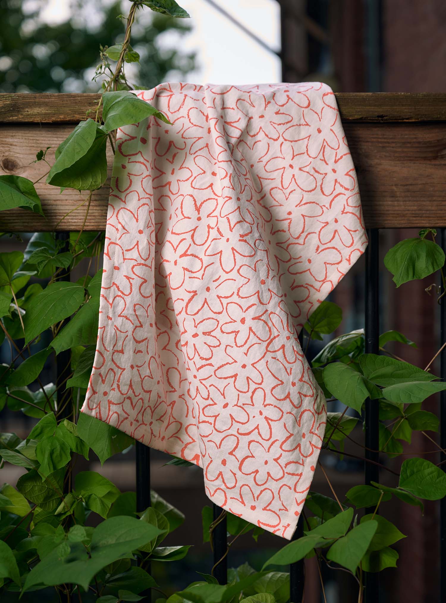 LCQKS - Wholesale Tea Towel - Hand Screen-Printed Cotton Linen Tea Towel from St. Louis
2