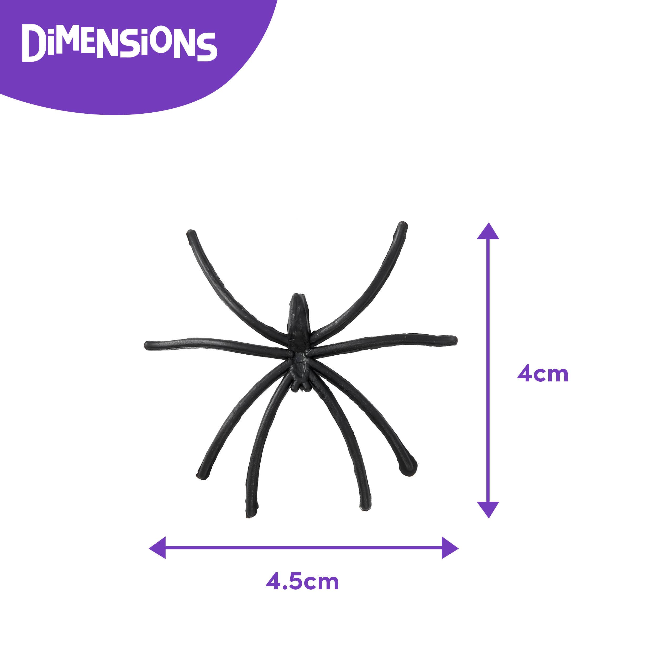 The Twiddlers - Wholesale Decal - Party Decorations - Large Realistic Spider Cobweb 300g with 40 Fake Spiders1