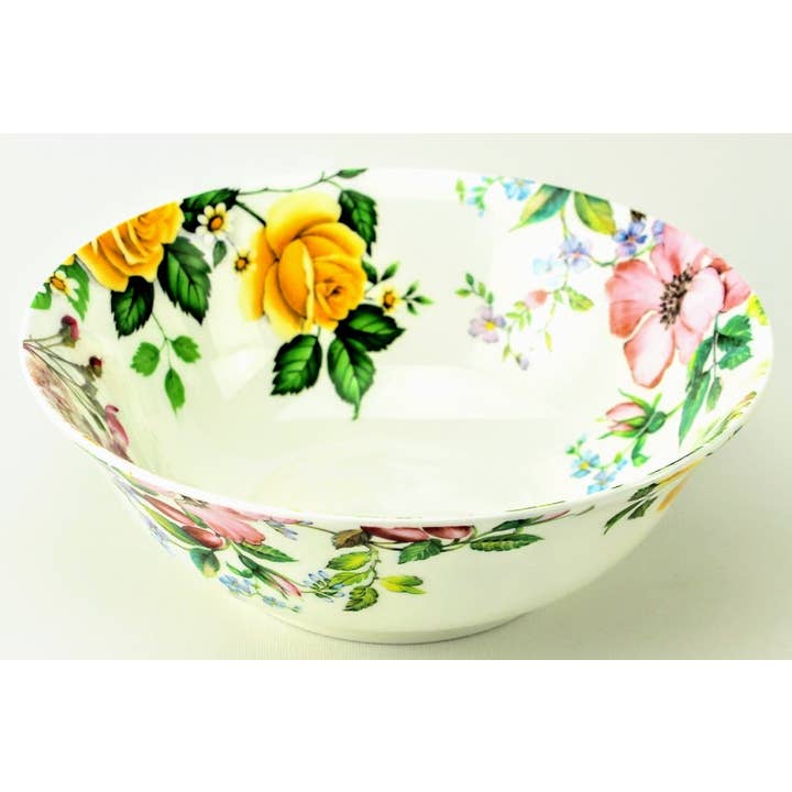Rosie Posie 7" Desert Bowl for wholesale by Rob Turner THE ART OF TABLEWARE