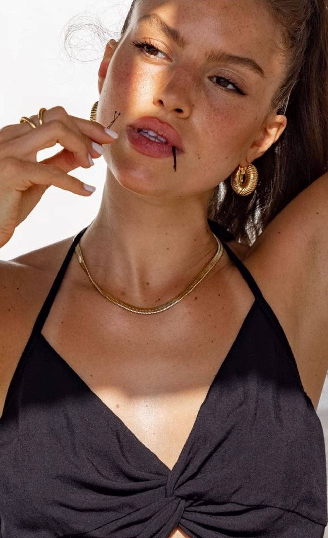 Sahira Jewelry Design - Wholesale Hoop Earrings - Robyn Tube Hoops4