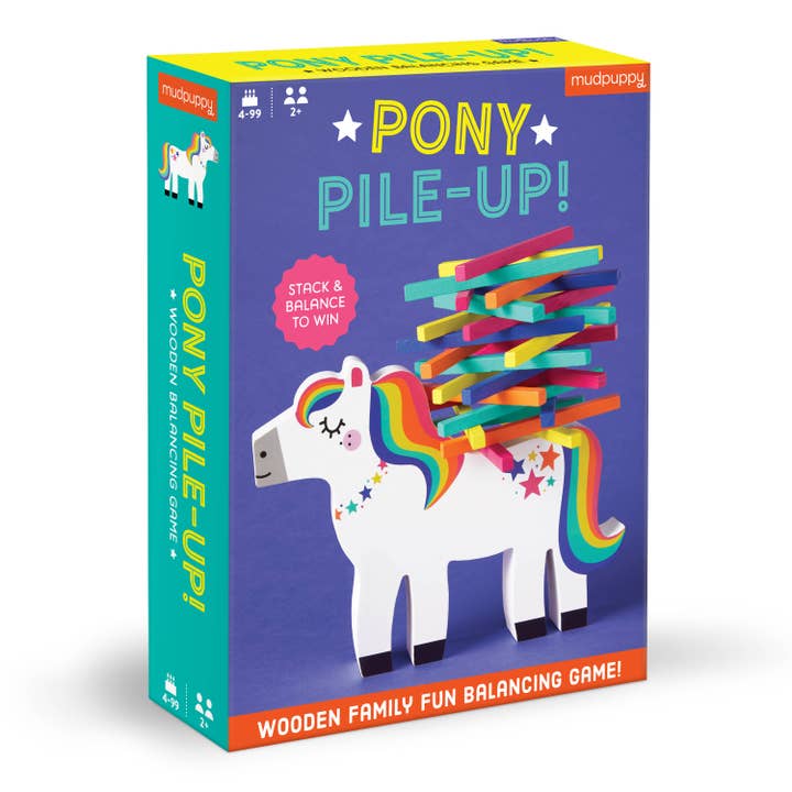 Chronicle Books - Wholesale Stacking Game - Pony Pile-Up