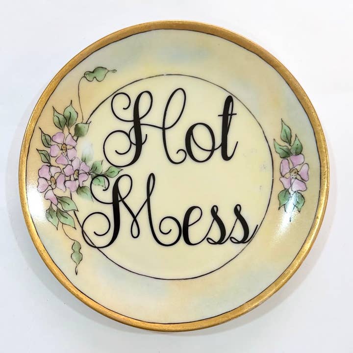 Vintage svärplattor - "Het röra" för wholesale av Un Peche Mignon