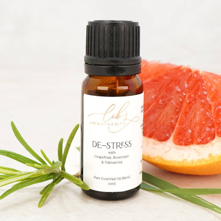 De-Stress Essential Oil Blend for wholesale by Lib's Aromatherapy