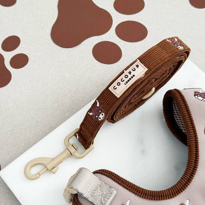 Harold the Highland Cow Lead for wholesale by Cocopup London