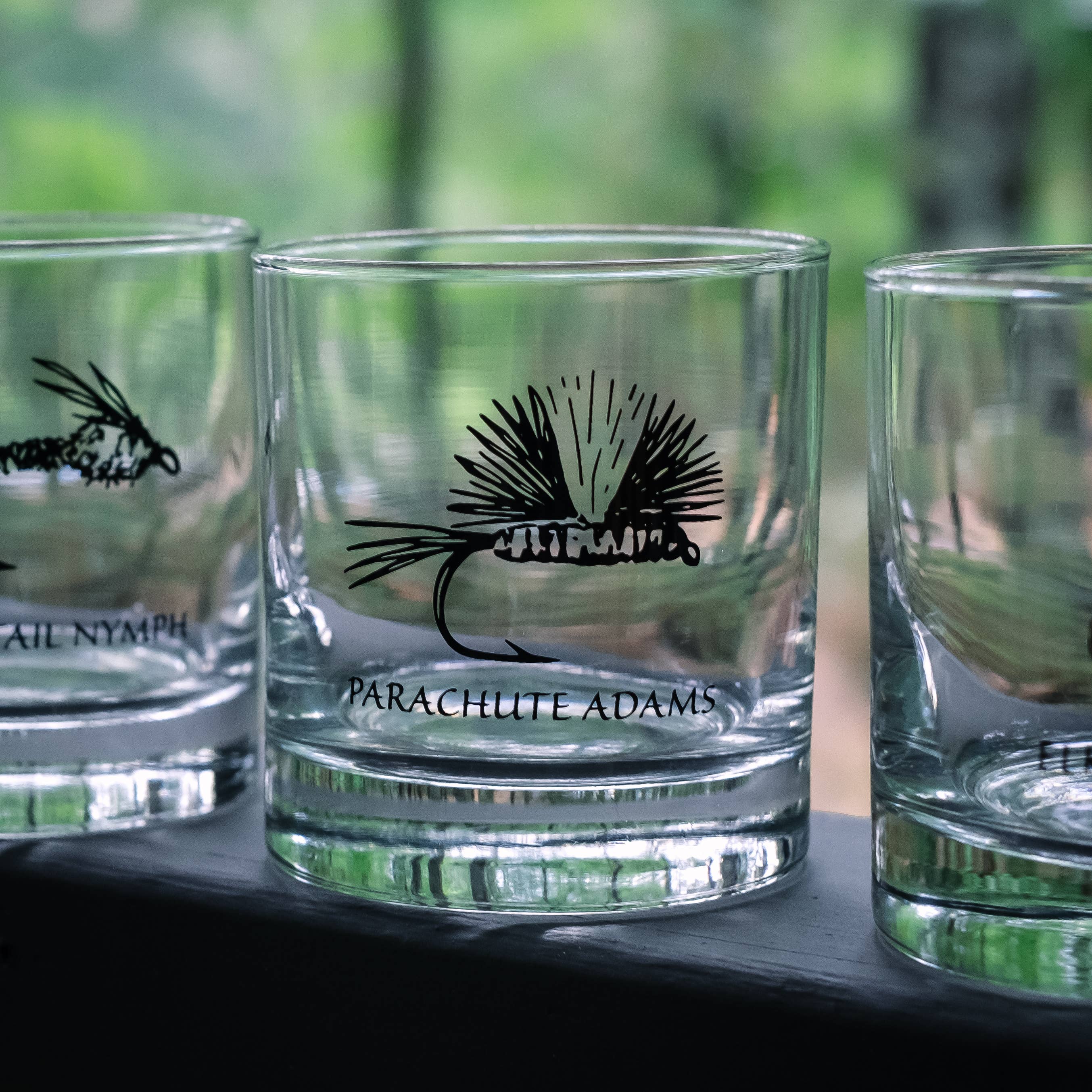 Vital Industries - Wholesale Cocktail/Liquor Glass - Fly Fishing Rocks Glass1