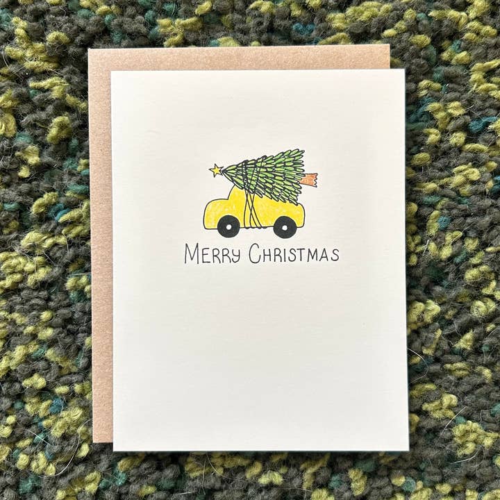 Biglietto natalizio per auto per la vendita all'ingrosso da parte di Chateau Blanche