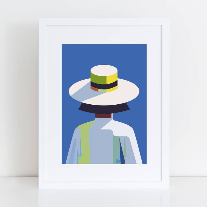 Art Print IN THE GARDEN, Poster, Graphic Illustration for wholesale by Margret Aurin