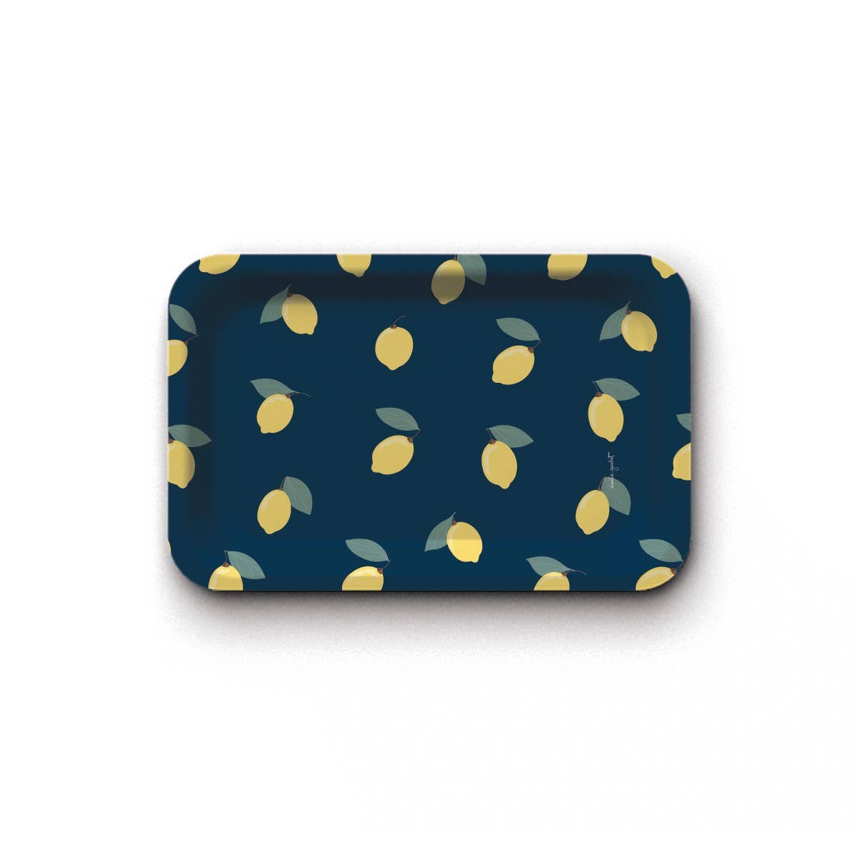 Hirondelle & Cie - Wholesale Serving Tray - Rectangular kraft tray (28x18cm) - Portrait of a bird0