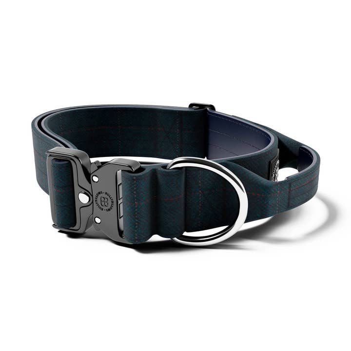 Coleira de Combate Tweed com Pega e Clipe Classificado #11 por atacado de BullyBillows Ltd