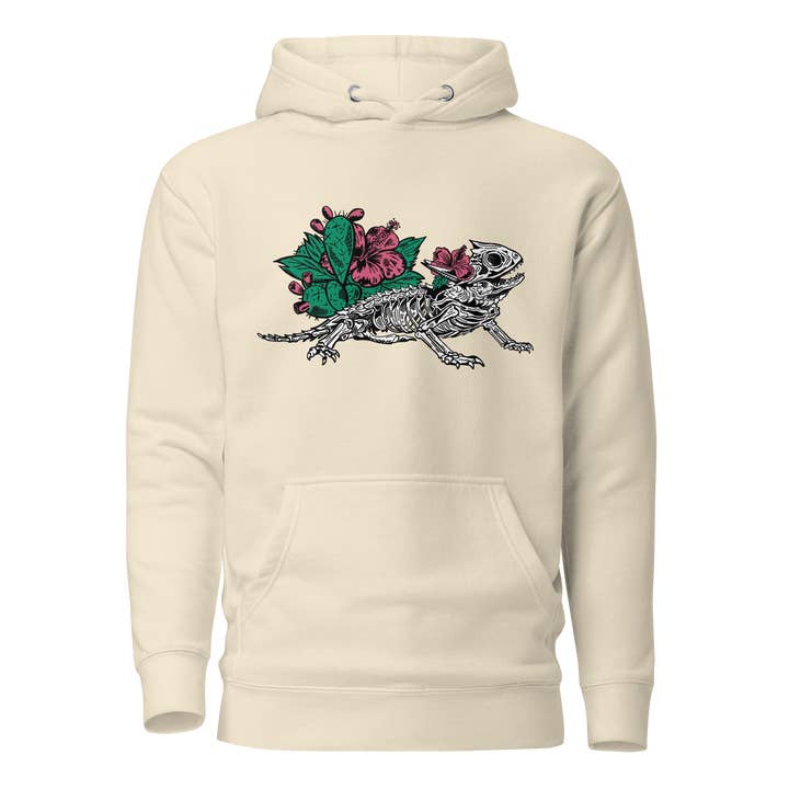 Desert Gospel: Bone & Bloom Graphic Hoodie for wholesale by Texas Eclipse Outfitters