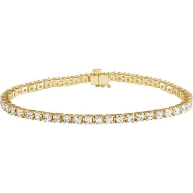14k Love All Tennis Bracelet 4CTW for wholesale by Also, Freedom