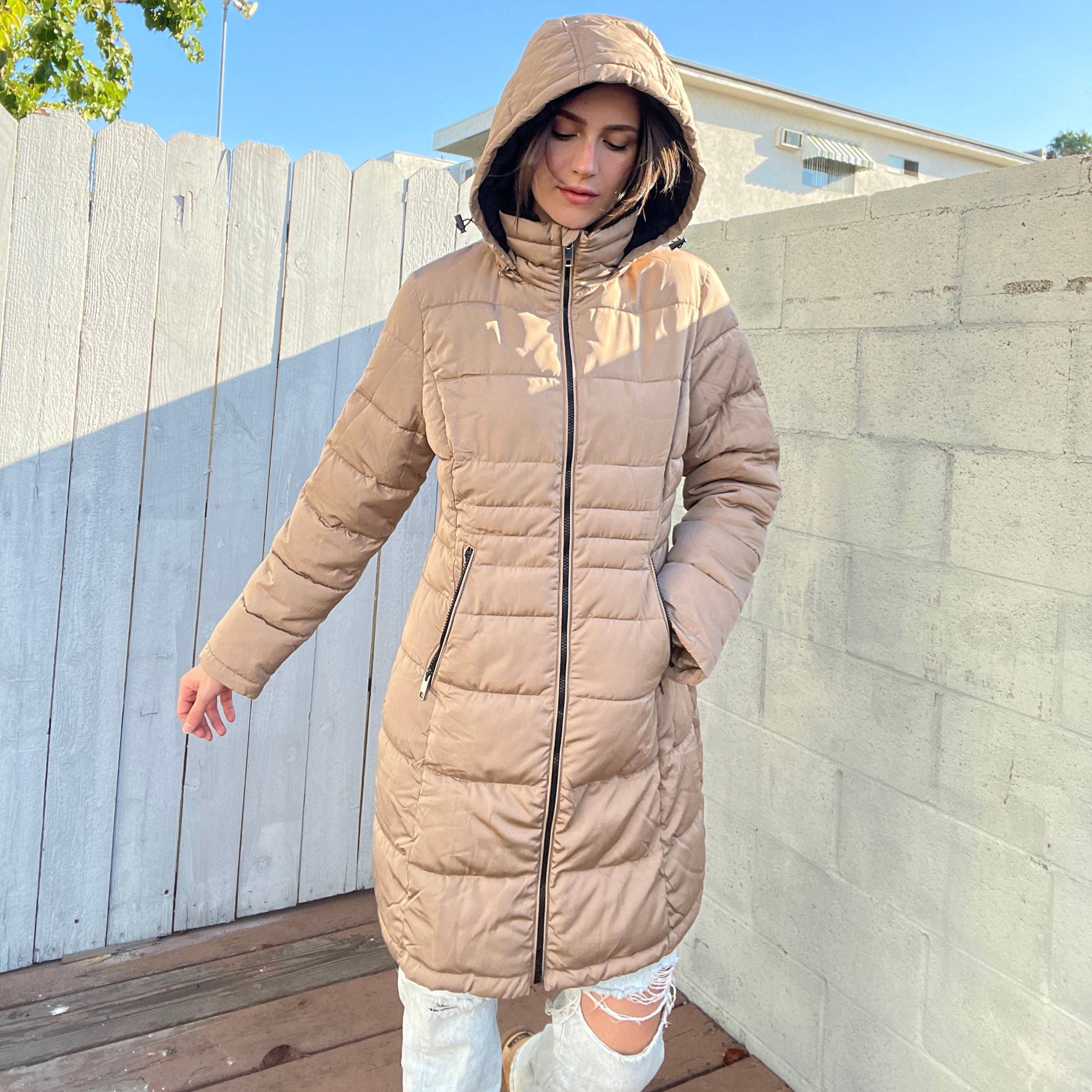 Rokka & Rolla - Wholesale Coat - Women's - Women's Heavy Long Winter Coat Parka Jacket54