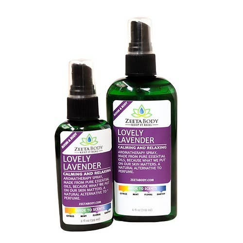 Spray per aromaterapia-Lovely Lavender per la vendita all'ingrosso da parte di Zeeta Body