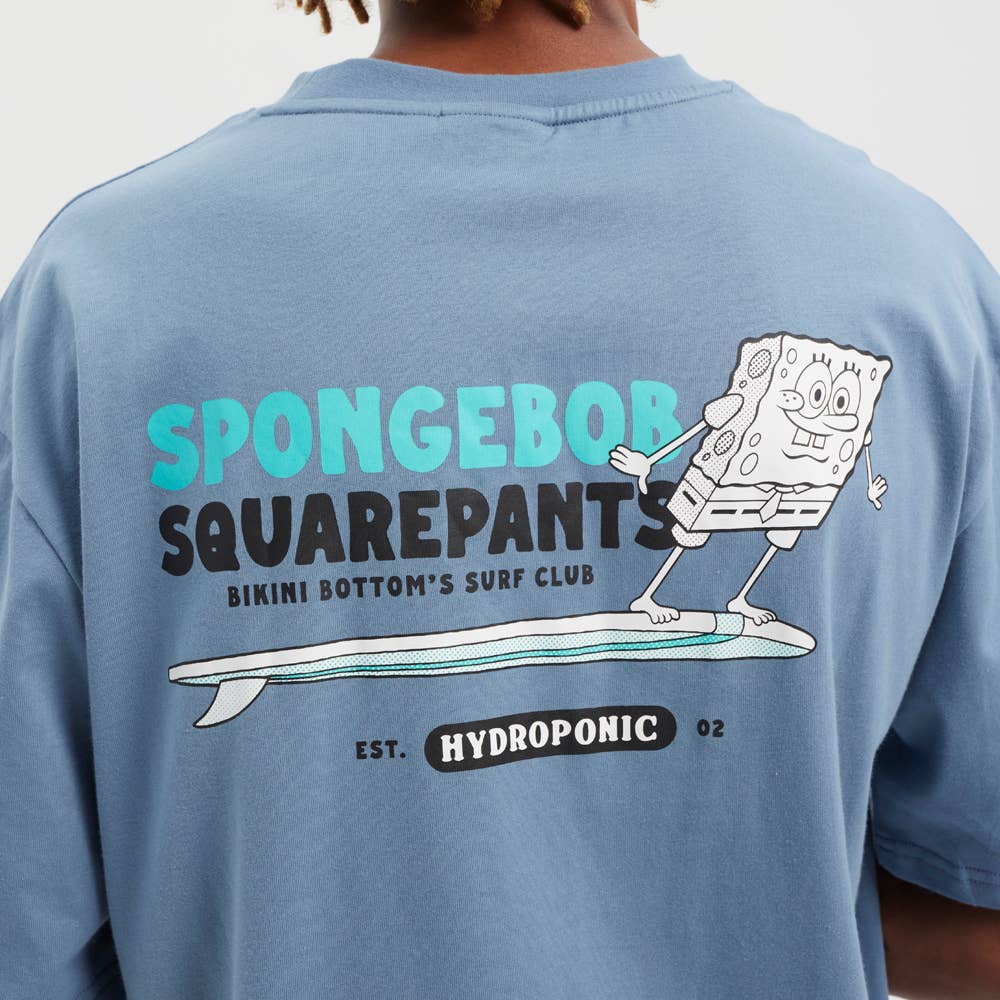 Hydroponic - Wholesale Screen Printed T-Shirt - Men's - SB Surf SS 02-Blue Grey3