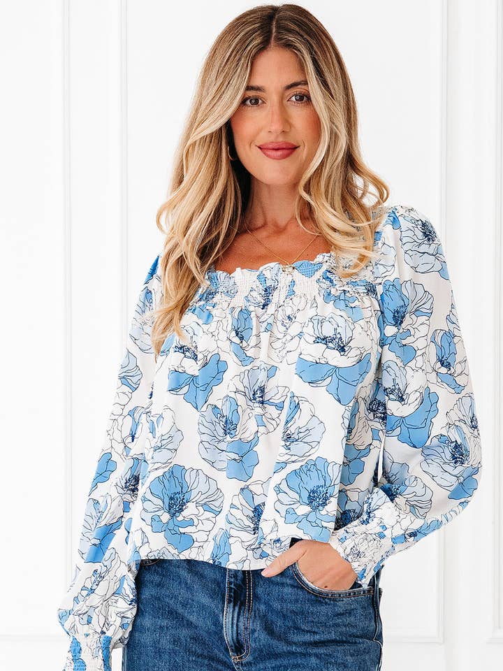 Lolakara Long Sleeve Blouse Long Sleeve Top for wholesale by Poppy Lee Lane