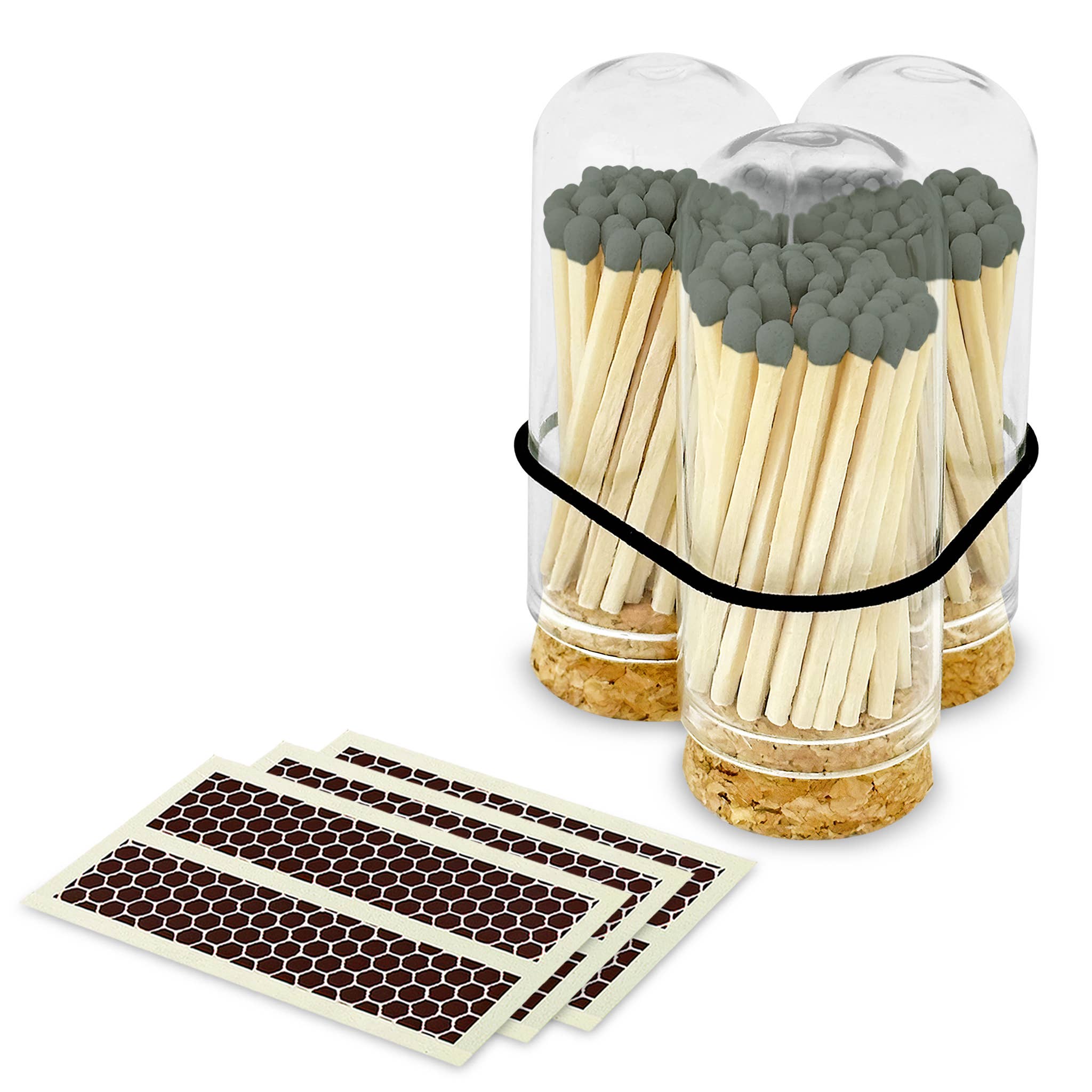 Thankful Greetings – wholesale Tändsticka – 2" Matches + Mini Cloche - Färger efter eget val + Strikers26