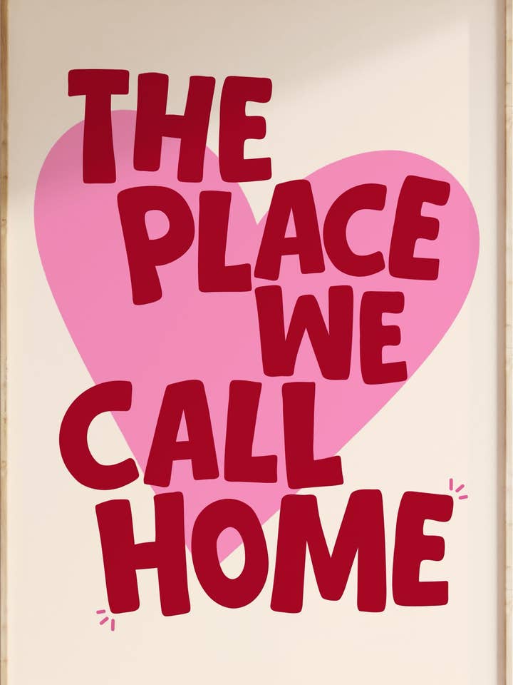 Impressão de Arte O Lugar que Chamamos de Lar por atacado de Funky Dory