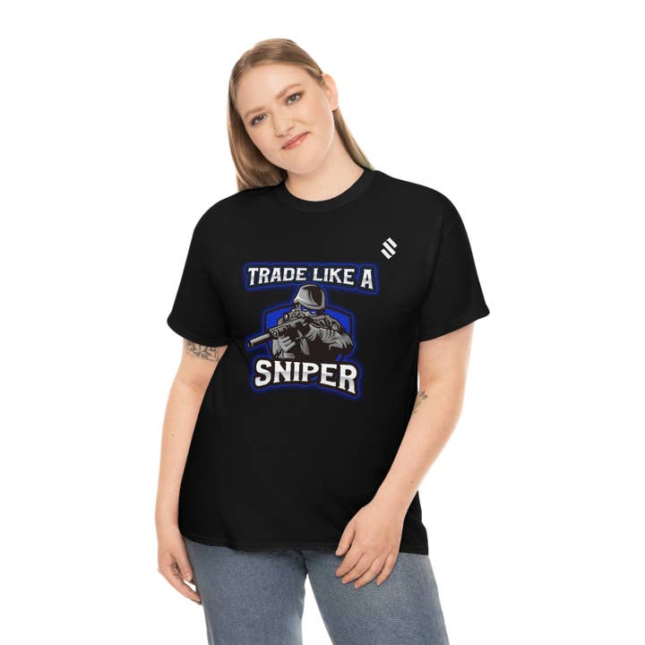 "Trade Like A Sniper" Unisex T-Shirt for wholesale by The Wealth Builder Brand