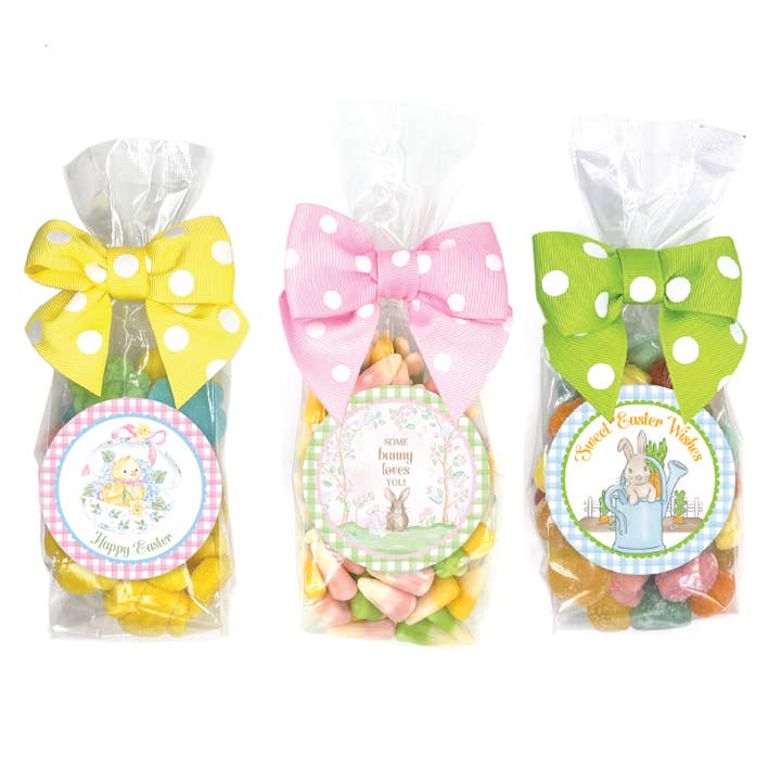Candy Bags - Easter Asst #3 - Large - 12 Bags for wholesale by Oh, Sugar!