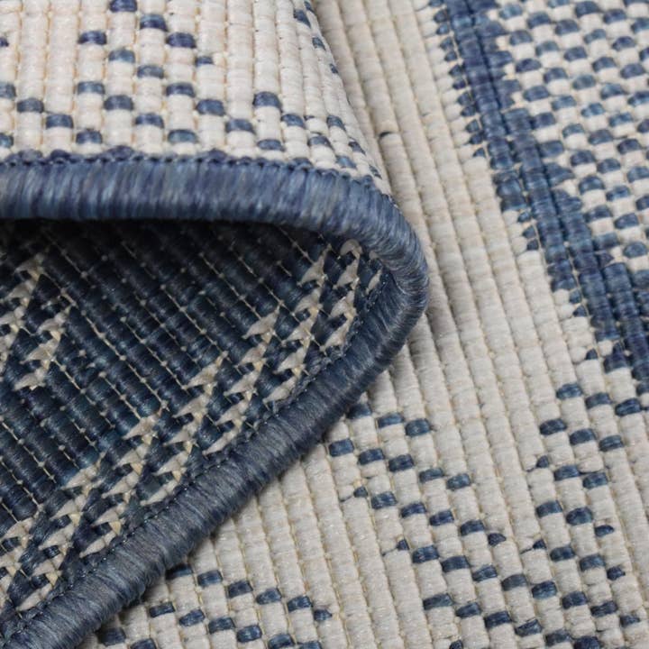 O&Ko - Wholesale Rug Pad - Blusafe Reversible Blue Outdoor Rug 80X150Cm2