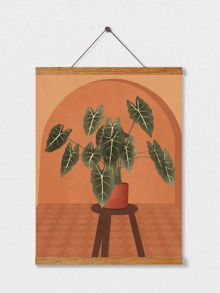 Begonia Art Print voor wholesale door Illustrations Its Funny Howww Inc